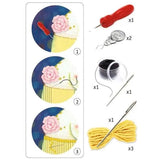 Tissage de laine "La vie en rose" - Djeco