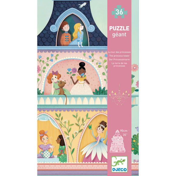 La tour des princesses, puzzle géant - Djeco