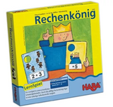 Photo de la boite du jeu de société pédagogique "Le roi des chiffres" aux éditions Haba en vente en seconde main sur L'île aux trésors