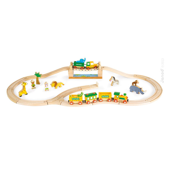 Janod - Safari en train en bois