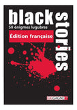 Black Stories, édition française est un jeu d'énigmes. Présentation de la boite.