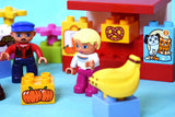 Photo de l'ensemble Lego Duplo "L'épicerie" imaginé par L'île aux trésors.