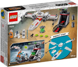Lego Star Wars 75235 - Le X-Wing dans la tranchée de l'Étoile Noire - image de l'arrière de la boite.