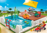 Playmobil 5575 - Piscine avec terrasse - Jouets en seconde sur L'île aux trésors