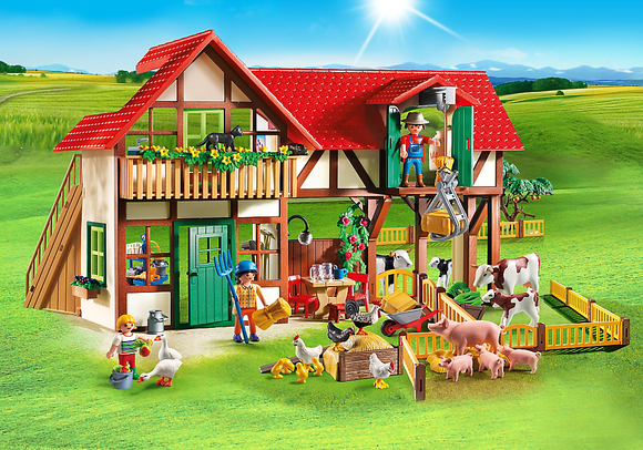 Playmobil Country 6120 - La grande ferme – L'île aux trésors Sàrl