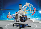Playmobil City Action 6921 - Hélicoptère de police avec projecteur
