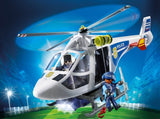 Playmobil City Action 6921 - Hélicoptère de police avec projecteur