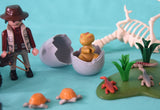 Playmobil Dinos 4162 - Dinosaures, exploratrice et explorateur - Jouets d'occasion sur L'île aux trésors