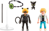 Playmobil Miraculous 71337 - Adrien et Chat Noir
