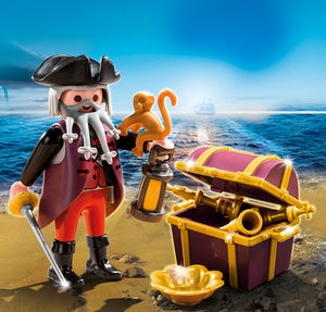 Playmobil 70432 - Capitaine pirate avec trésors