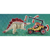 Playmobil The Explorers 9432 - Véhicule et stégosaure