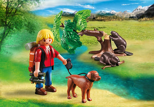 Playmobil 5562 - Randonneur avec castors - Jouets d'occasion