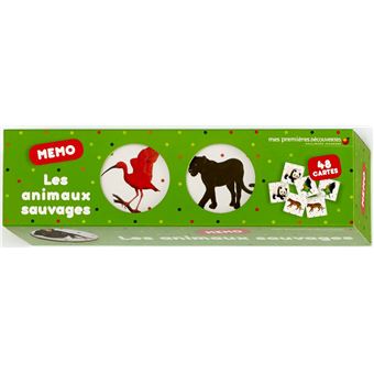 Mémo, les animaux sauvages - Gallimard jeunesse