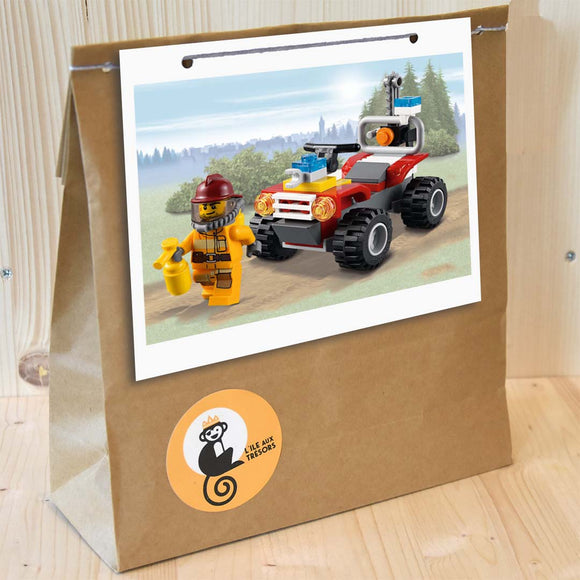 Lego City 4427 - Le 4x4 des pompiers en forêt - sac de L'île aux trésors