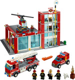 Lego City 60004 La caserne des pompiers presentation