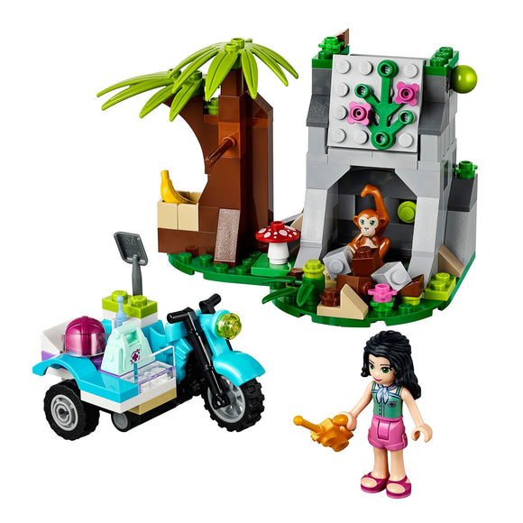 LEGO Friends 41032 - Moto de secours de la jungle - mise en scène