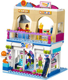 LEGO Friends 41058 - Le centre commercial d'Heartlake City - boutique de sport et café