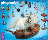 Playmobil Pirates 5135 - Bateau d'attaque des pirates