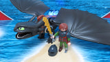 Playmobil Dragons 9246 - Harold et Krokmou - occasion