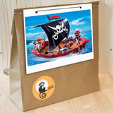 Playmobil Pirates 5298 - La chaloupe des corsaires - occasion - sac de L'île aux trésors